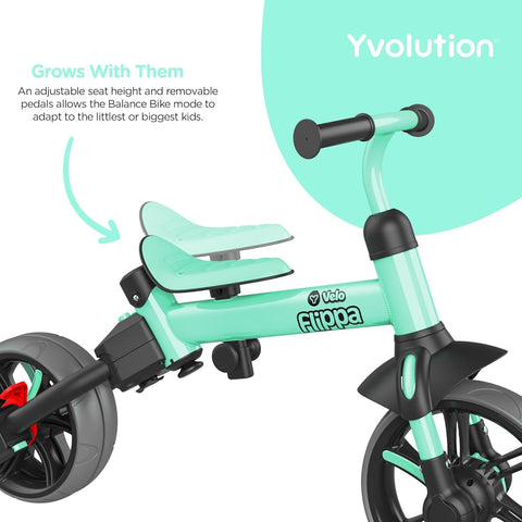 Yvolution Y Velo Flippa 4-in-1, Green/Black