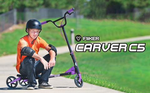 YFliker C5 Carver Purple/Black Age 9+