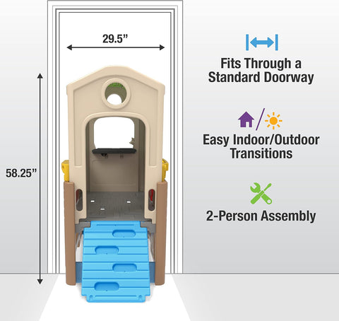 Simplay3 Young Explorers Indoor/Outdoor Discovery Playhouse