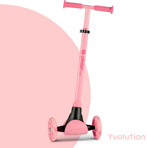 Yvolution Glider Kiwi Pink 3-Wheel Scooter 3-8 Years