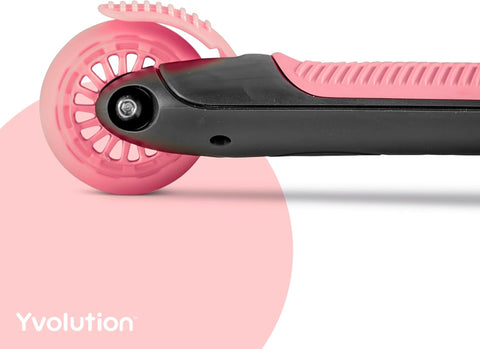 Yvolution Glider Kiwi Pink 3-Wheel Scooter 3-8 Years