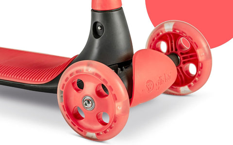 Yvolution Glider Kiwi Red 3-Wheel Scooter 3-8 Years