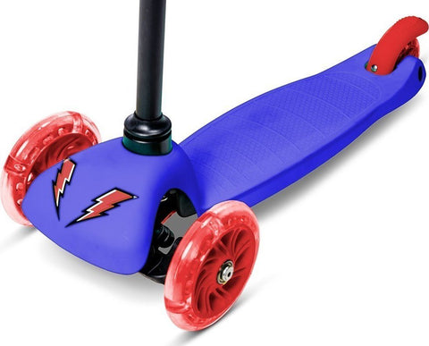 Yvolution Neon Bolt 3-Wheel Blue Scooter 3-5 Years