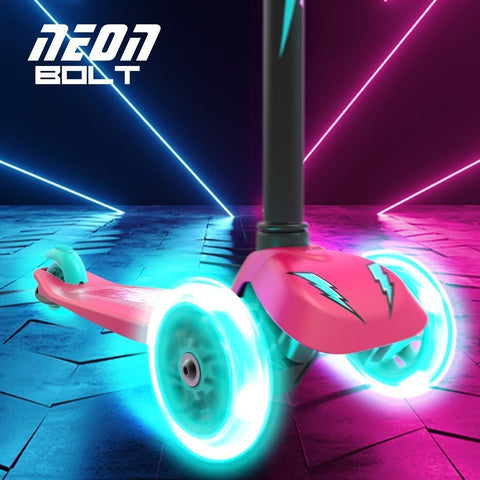 Yvolution Neon Bolt 3-Wheel Pink Scooter 3-5 Years