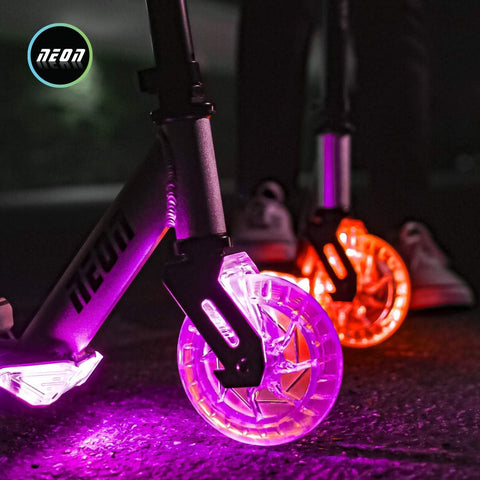 Yvolution Neon Ghost Led Scooter With Dynamic Lights 5+ Years