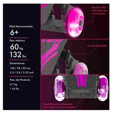 Yvolution Neon Street Roller 1 Pink 6+ Years