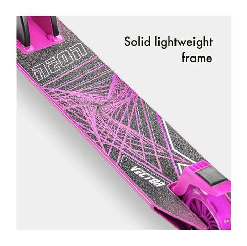 Yvolution Foldable Neon Vector 2020 Pink Scooter 5+ Years