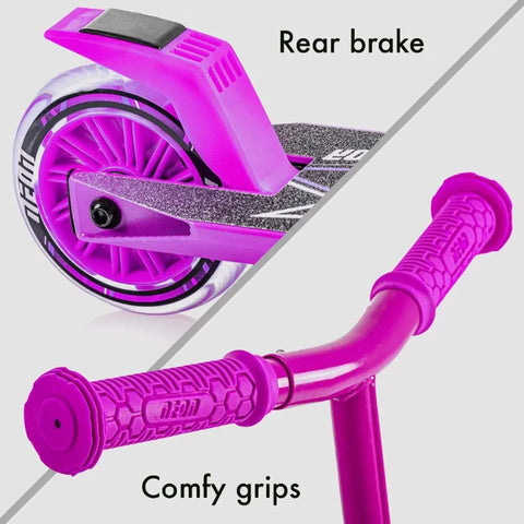 Yvolution Foldable Neon Vector 2020 Pink Scooter 5+ Years