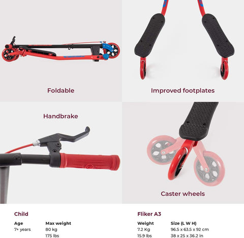 Yvolution Y Fliker A3 Air, Red/Blue Age 7+