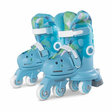 Yvolution Twista Skates Blue Size 23-28