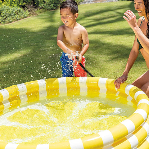 Zesty Lemon Inflatable Kiddie Pool, 147x33cm